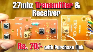 Transmitter and Receiver for Remote Control Car, Boat, helicopter, plan!!