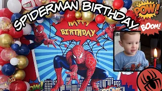 NEW SPIDERMAN BIRTHDAY PARTY! *EASY*