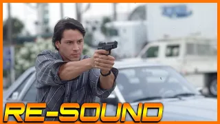 Point Break ( Keanu Reeves ) BANK SHOOTOUT【RE-SOUND🔊】