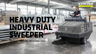 Kärcher KM 120/250 R D Classic - Industrial Floor Sweeper | Heavy Duty Sweeper Sweeping Huge Areas