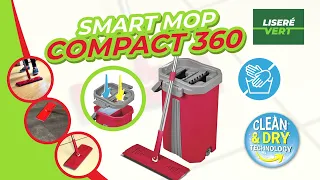 Balai et seau écologique Smart Mop Compact 360