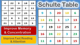 Brain Game for kids | Schulte Table | Brain Exercise for Students | Train your Brain