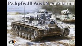 TAKOM 1/35 Panzer III N Type w/Winterketten (Unboxing)