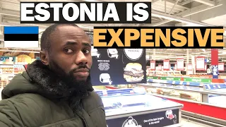 GROCERY SHOPPING IN ESTONIA | FOOD PRICES IN SUPERMARKETS AFTER INFLATION |WORKING IN ESTONIA-PROMO
