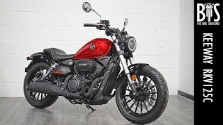 2023 Keeway RK V125 Bobber Red New Model RKV125 in stock