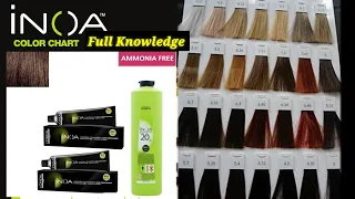 #inoacolor L'Oreal professional - Inoa color chart full knowledge in Hindi - hair expert Shyama's M