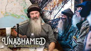 Uncle Si Blames an Imaginary Tree for His Bad Aim & Phil’s Unusual Comedy Advice | Ep 390