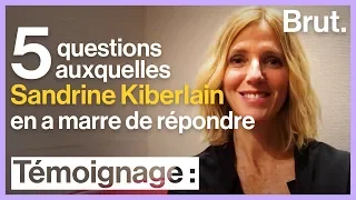 4 questions auxquelles Sandrine Kiberlain en a marre de devoir répondre