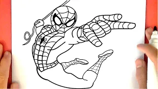 COME DISEGNARE SPIDER-MAN - UOMO RAGNO