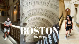 Boston Vlog: Day three in Boston (coffee + boston public library + pizza)