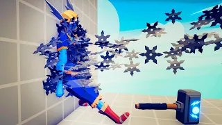 GOD SENSEI PINNED EVERY UNIT TO THE WALL | TABS Totally Accurate Battle Simulator