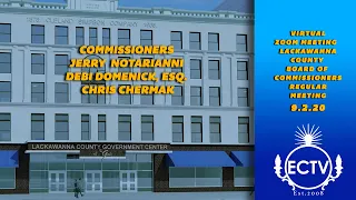 Lackawanna County Board of Commissioners Meeting Sept 2 2020