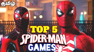 Top 5 best spider-man Android games explained in tamil