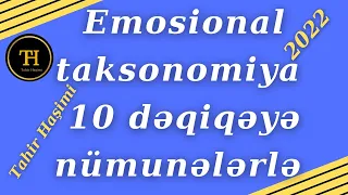 Emosional taksonomiya / Tahir Haşimi