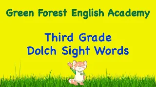 Dolch Sight Words: Third Grade