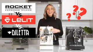 Espresso Machine COMPARISON: Lelit MaraX vs Diletta Bello vs Rocket Appartamento