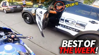 65 CRAZY & EPIC Motorcycle Moments Bikers Chased By Cop | Motorcycle Stunters VS. Cops Compilation