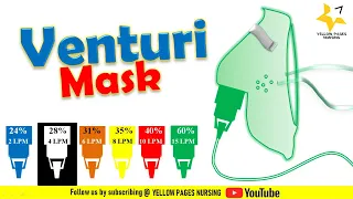 Venturi mask | High flow OXYGEN delivery devices| Oxygen therapy made easy | NCLEX | part-2