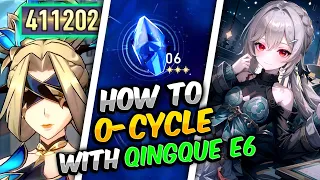 ✅ZERO Cycles with Qingque E6 - New 1.2 Memory of Xianzhou Stage 6 | Honkai Star Rail Forgotten Hall