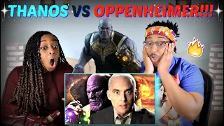 Epic Rap Battles of History "Thanos vs J Robert Oppenheimer" REACTION!!!