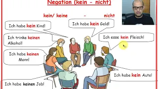 Learn German A1 -  Negation mit kein oder nicht