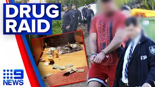 Four men charged over alleged drug distribution ring in NSW | 9 News Australia