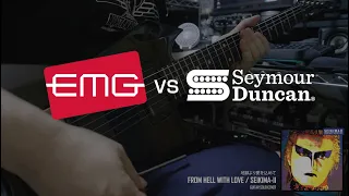 サウンド比較 EMG 81/85 vs Seymour Duncan AHB-1B / AHB-1N  Pick UP Comparison