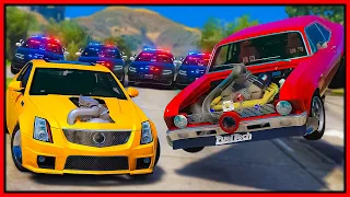 GTA 5 Roleplay - QUICKEST DRAG CARS TROLLING COPS | RedlineRP