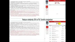 Reduce Similarity From 21% to 7% Turnitin: Plagiarisms Check #shortsfeed #tutorial #tutorialyoutube