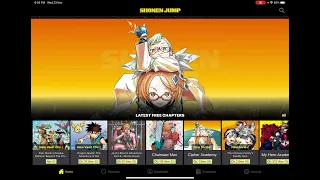 Reviewing the Shonen jump app