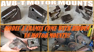 AV8-T Motor Mounts - Model A Frames Come w/ Hidden V8 Motor Mounts!