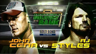 Story of John Cena vs Aj Styles || Money in the Bank 2016