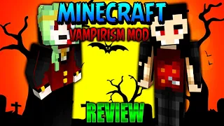 CONVIERTETE en VAMPIRO!! | VAMPIRISM MOD REVIW MINECRAFT 1.16.4