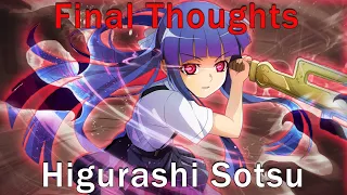 Final Thoughts on Higurashi Gou and Sotsu