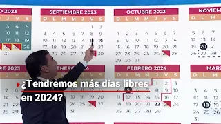 ¡NUEVO CALENDARIO ESCOLAR! | ¿Cuántas vacaciones tendremos para el ciclo escolar 2023- 2024?