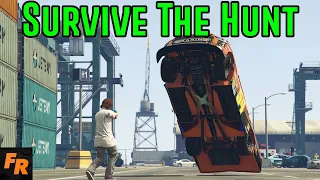 Gta 5 Challenge - Survive The Hunt #57 - Roadblocks, Roadblocks Everywhere