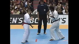 karate kyokushin 8回世界大会　　準々決勝　木立裕之　対　テイシェイラ