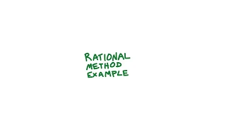 Rational Method Example