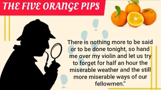 Learn English through story 🔥Sherlock Holmes _ The five orange pips | detective story. level-3
