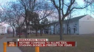 Mother confesses to killing kids, putting bodies in freezer