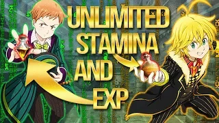 HOW TO GET UNLIMITED STAMINA AND EXP POTIONS! Seven Deadly Sins Grand Cross