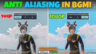 ANTI-ALIASING UPDATE COMPARISON IN BGMI & PUBG TIPS & TRICKS🔥SAMSUNG,A3,A5,A6,A7,J2,J5,J7,S5,S6,S7