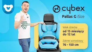 Cybex Pallas G iSize - recenzja fotelika samochodowego dla dziecka od 15 miesięcy do 12 lat