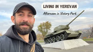 Living In Yerevan | VLOG | Afternoon Walk In Victory Park Yerevan, Armenia