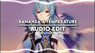 temperature x bananza (belly dance) - sean paul & akon // edit audio