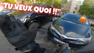 TU VEUX QUOI !!😡 Motards vs automobiliste ( Compilation )2024