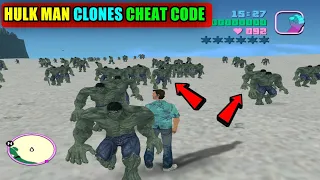 GTA Vice City Unlimited Hulk Clones Cheat Code | GTA Vice City Cheat Code 2023 | SHAKEEL GTA