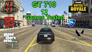 GT 710 2GB in 2022 | 12 Games tested