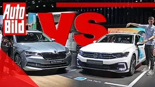 VW Passat vs. Skoda Superb Facelift (2019): Auto - Vergleich - Kombi - Test