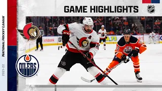 Senators @ Oilers 1/15/22 | NHL Highlights